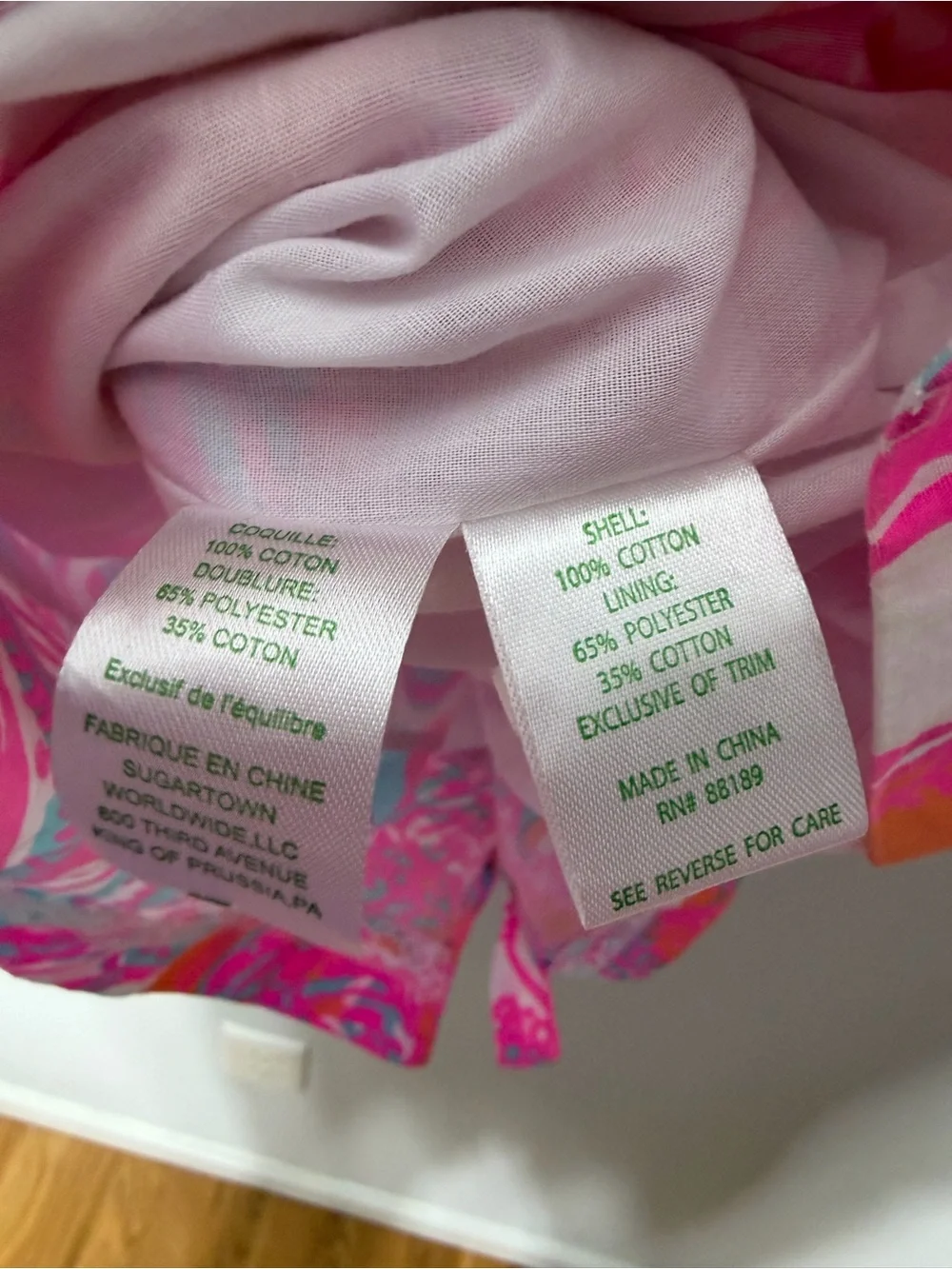 Lilly Pulitzer Girls Sleeveless Shift Dress Cotton Printed Pink Size 10